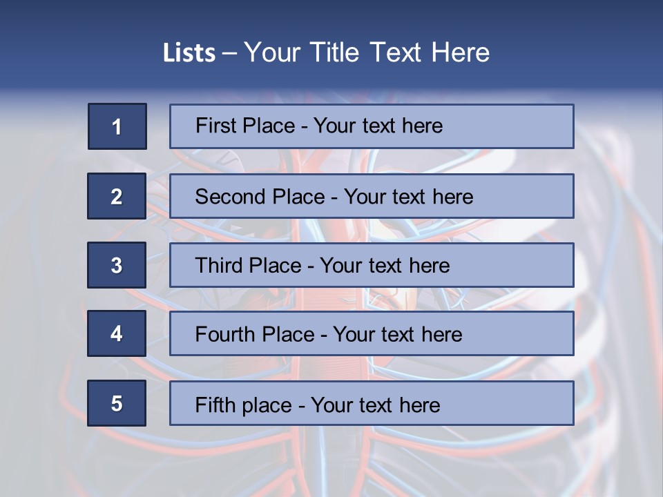 Patient Cardiology Vector PowerPoint Template