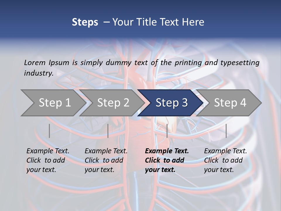 Patient Cardiology Vector PowerPoint Template