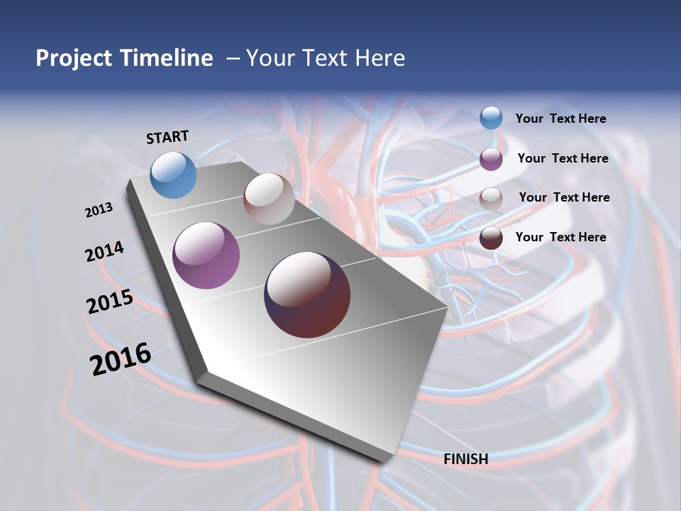 Patient Cardiology Vector PowerPoint Template