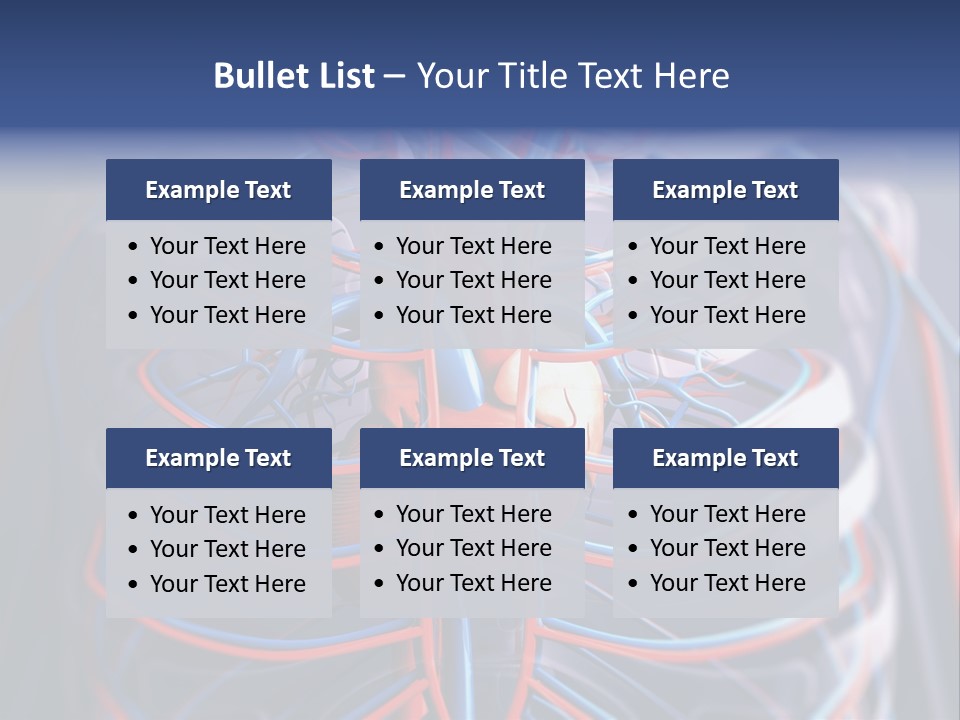 Patient Cardiology Vector PowerPoint Template