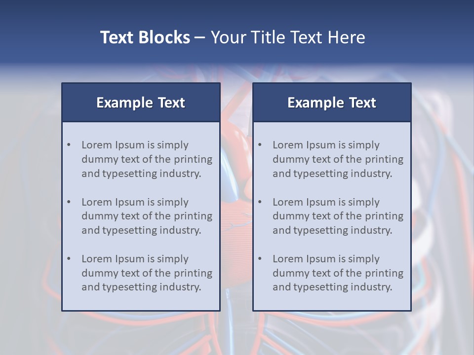 Patient Cardiology Vector PowerPoint Template