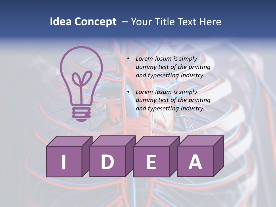 Patient Cardiology Vector PowerPoint Template