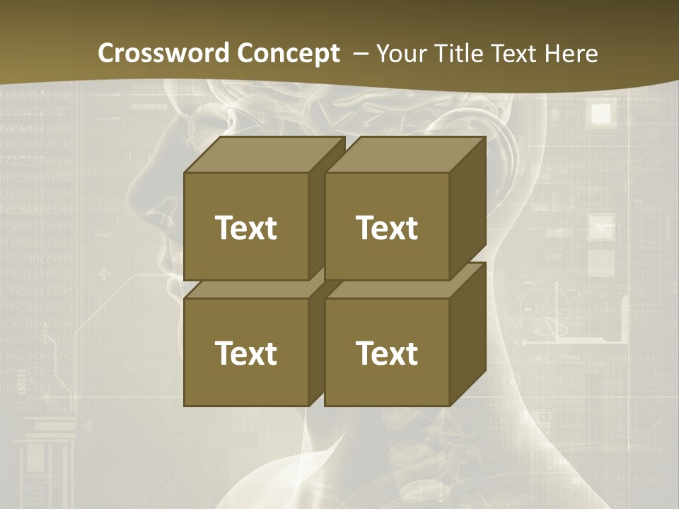 Anatomy Brain Cortex PowerPoint Template