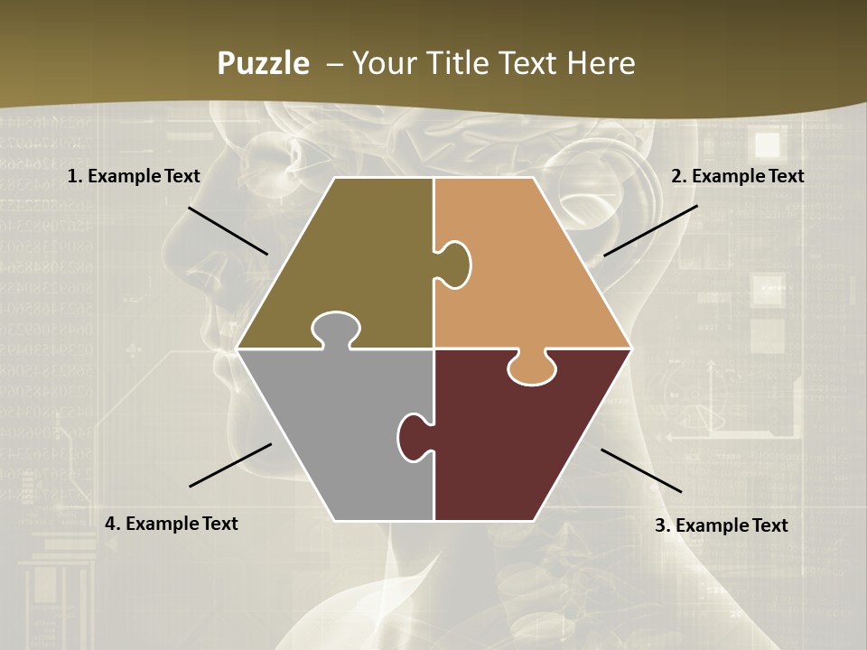 Anatomy Brain Cortex PowerPoint Template