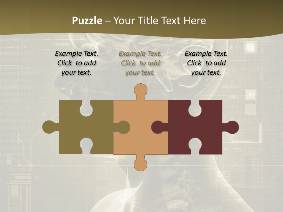 Anatomy Brain Cortex PowerPoint Template