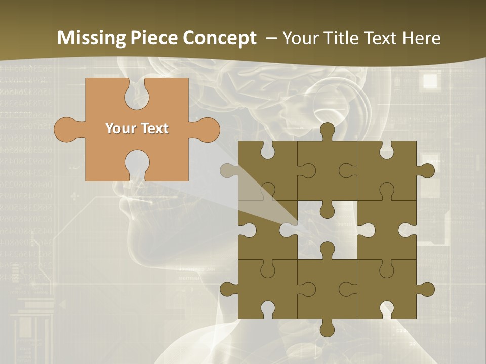 Anatomy Brain Cortex PowerPoint Template