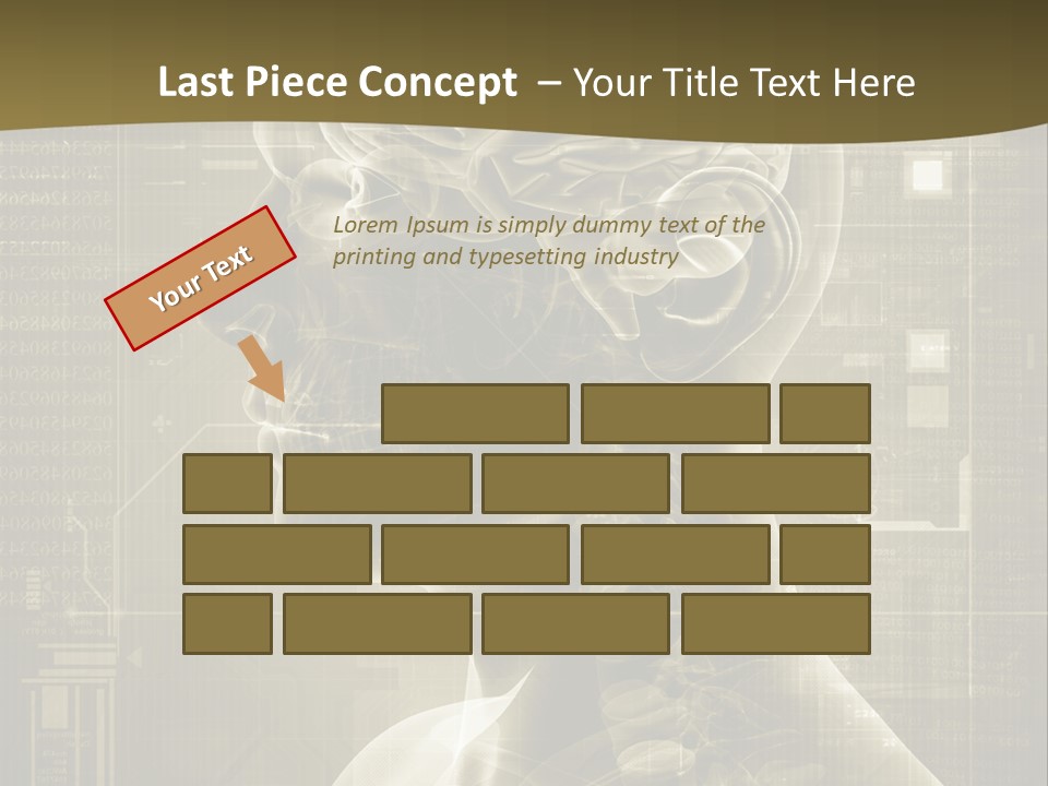 Anatomy Brain Cortex PowerPoint Template