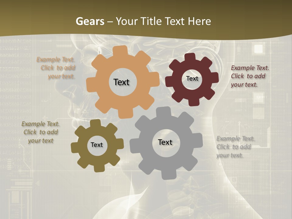 Anatomy Brain Cortex PowerPoint Template