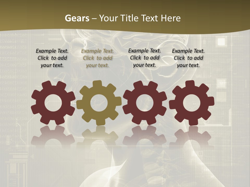 Anatomy Brain Cortex PowerPoint Template