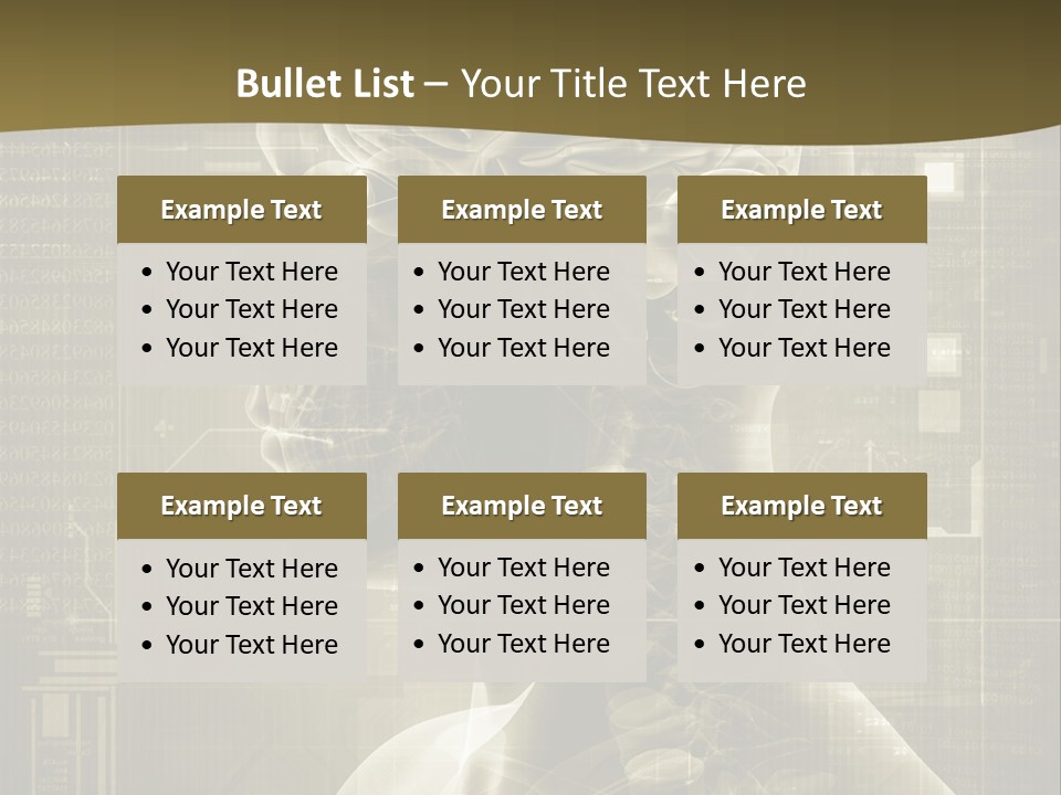 Anatomy Brain Cortex PowerPoint Template