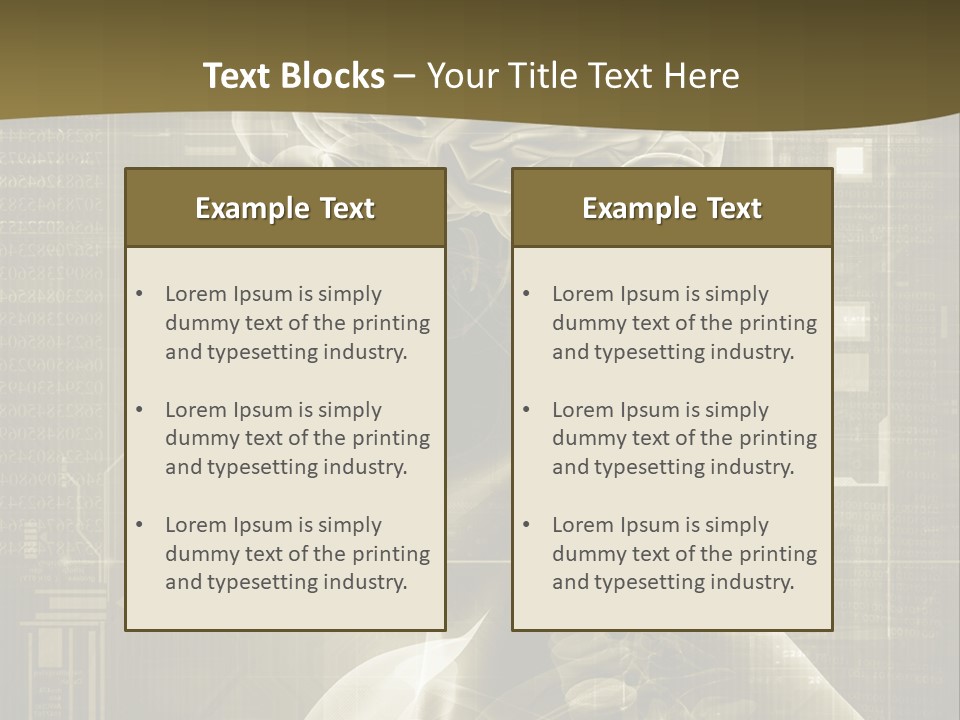 Anatomy Brain Cortex PowerPoint Template