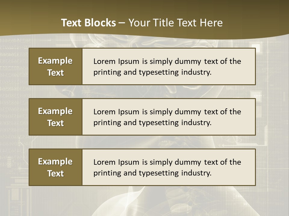 Anatomy Brain Cortex PowerPoint Template