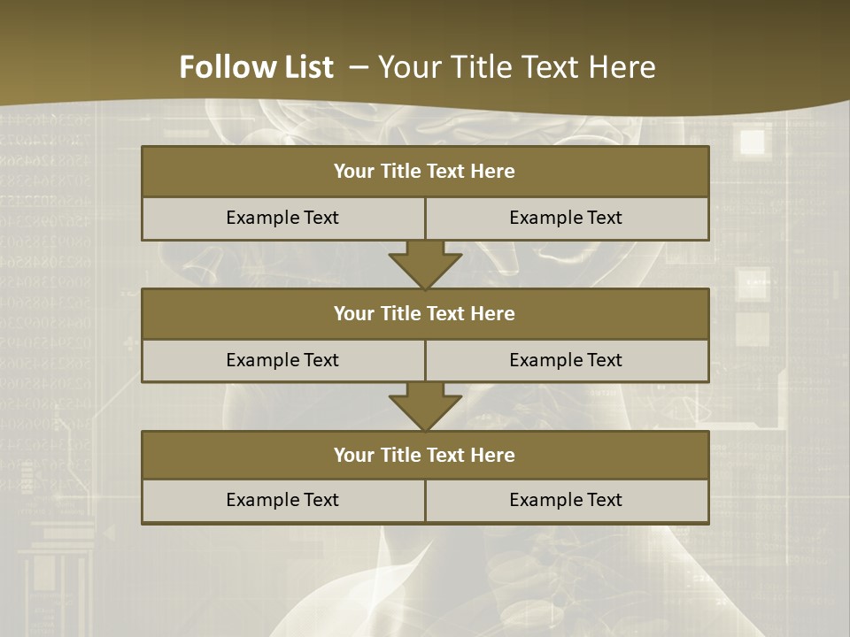 Anatomy Brain Cortex PowerPoint Template