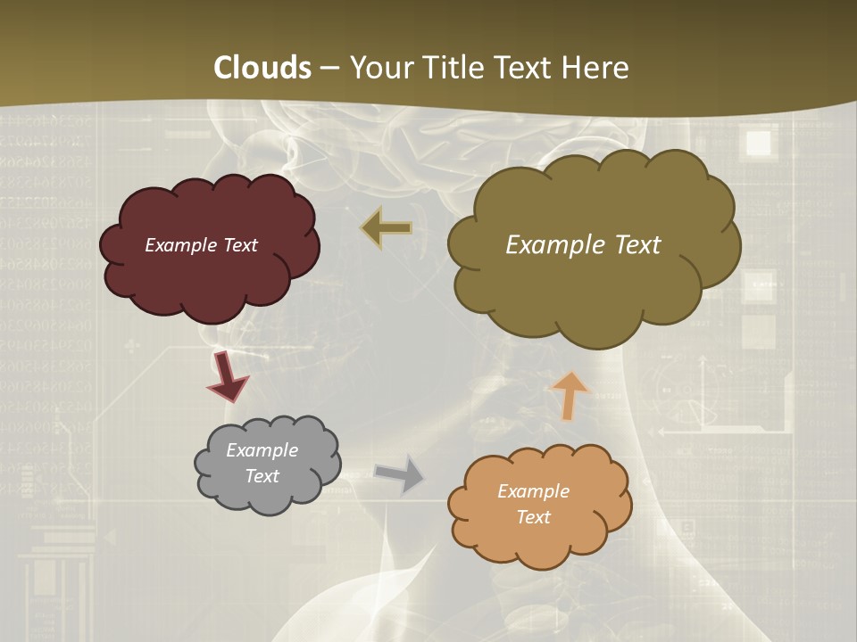 Anatomy Brain Cortex PowerPoint Template