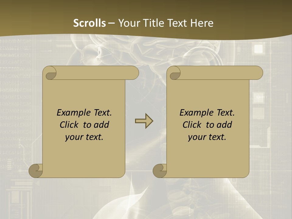 Anatomy Brain Cortex PowerPoint Template