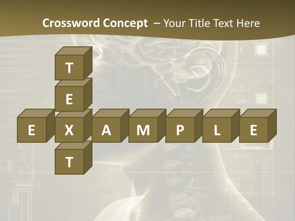 Anatomy Brain Cortex PowerPoint Template