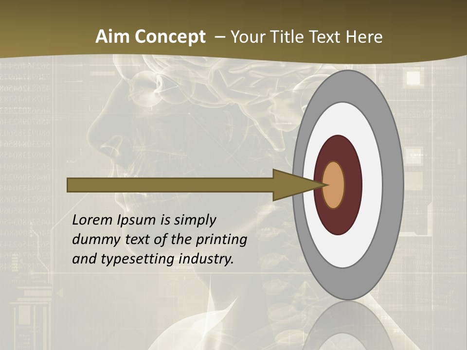 Anatomy Brain Cortex PowerPoint Template