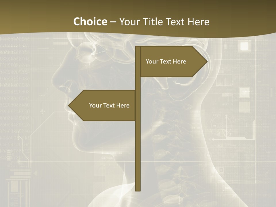 Anatomy Brain Cortex PowerPoint Template