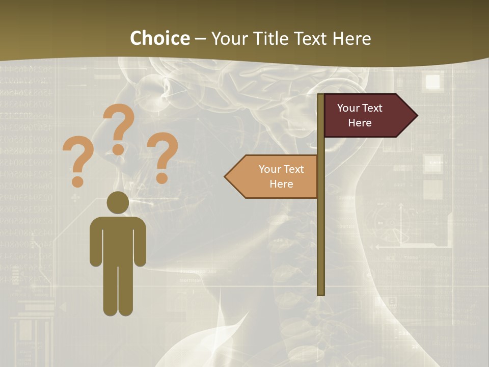 Anatomy Brain Cortex PowerPoint Template