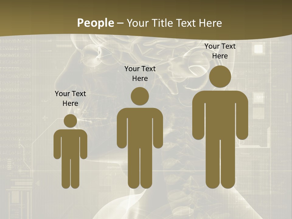 Anatomy Brain Cortex PowerPoint Template