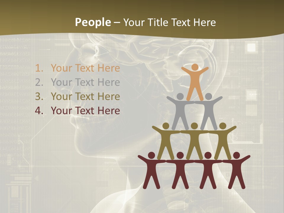 Anatomy Brain Cortex PowerPoint Template