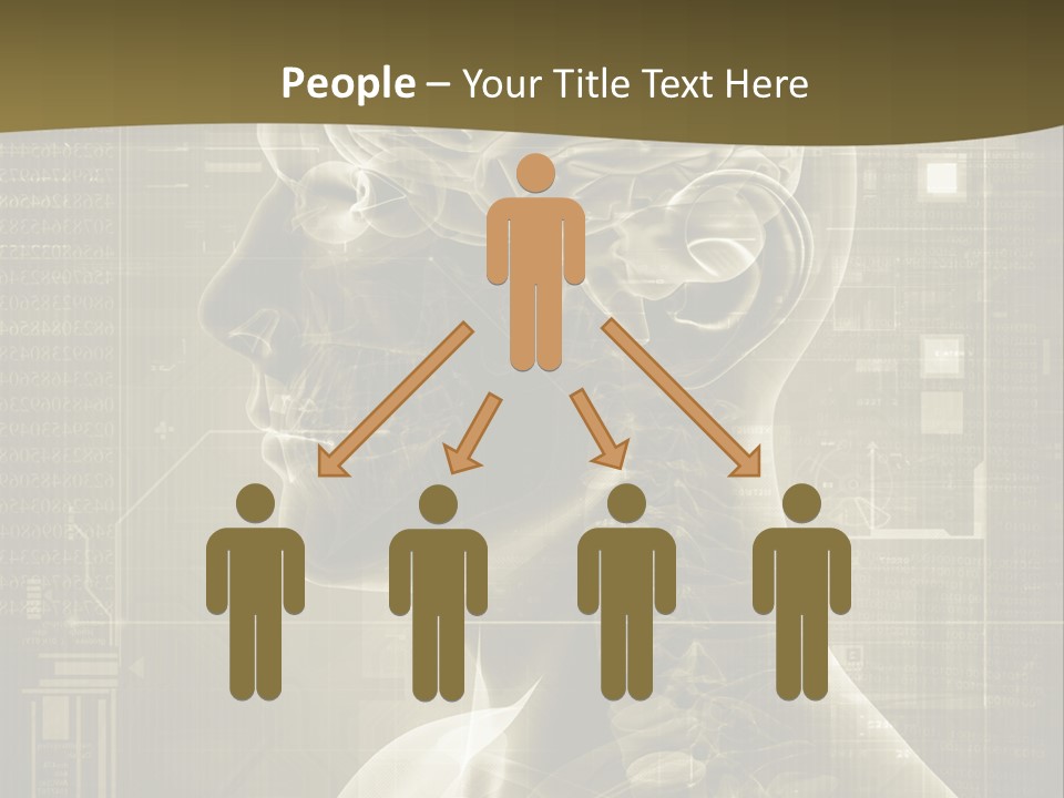 Anatomy Brain Cortex PowerPoint Template