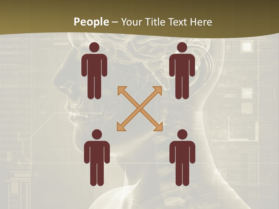 Anatomy Brain Cortex PowerPoint Template