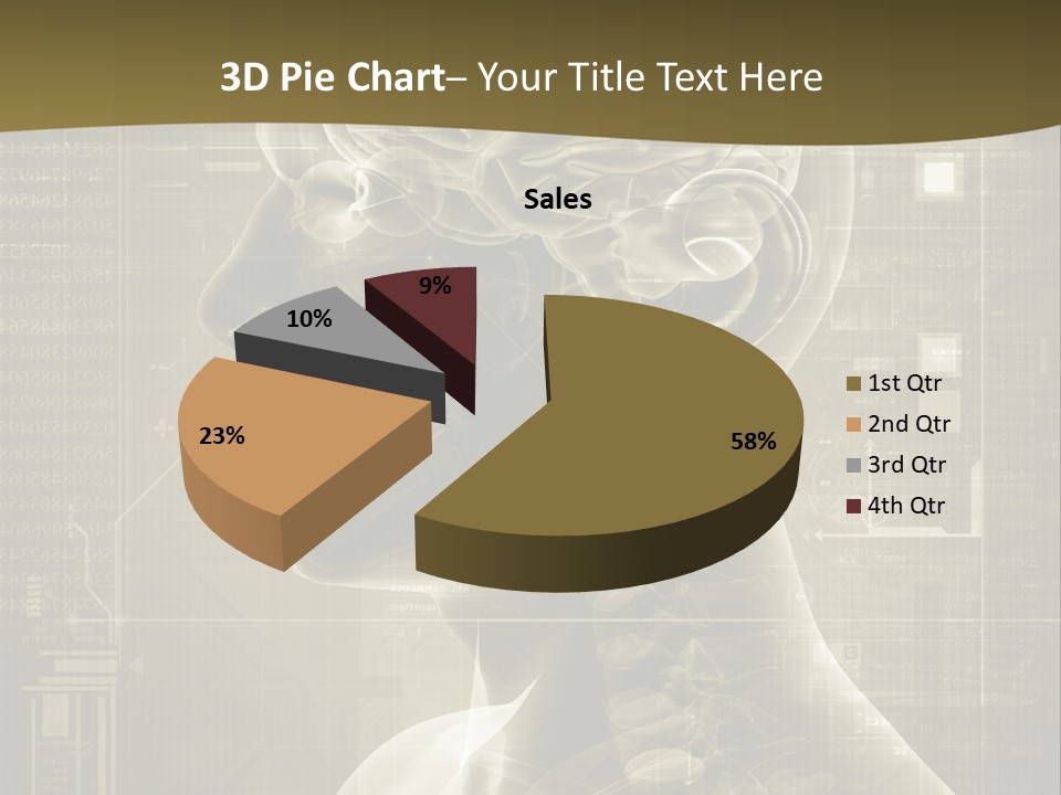 Anatomy Brain Cortex PowerPoint Template
