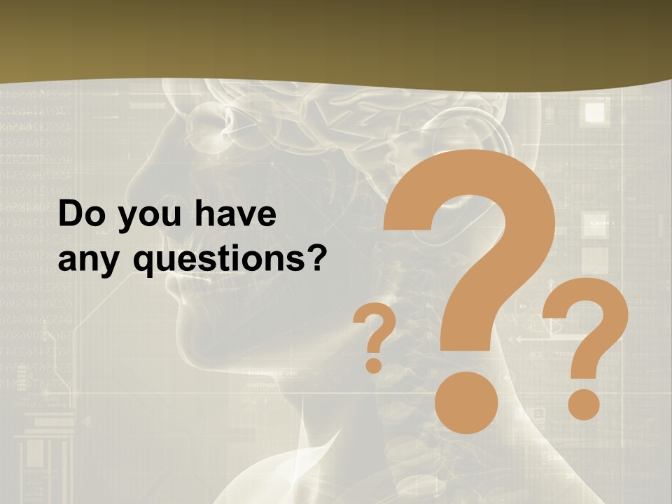 Anatomy Brain Cortex PowerPoint Template