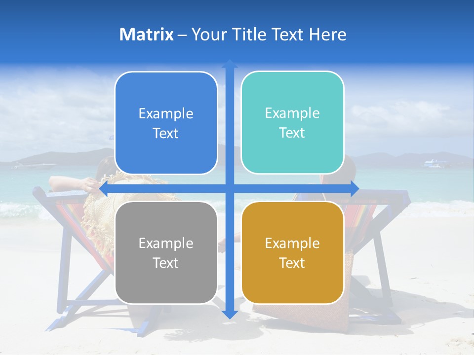Woman Happy Sit PowerPoint Template