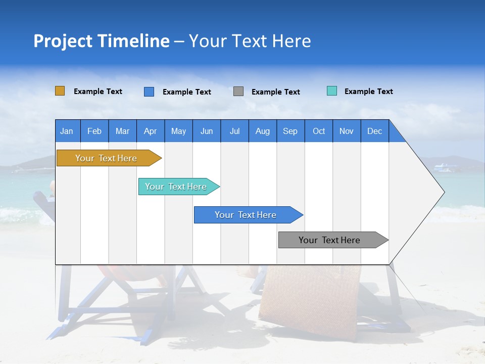 Woman Happy Sit PowerPoint Template