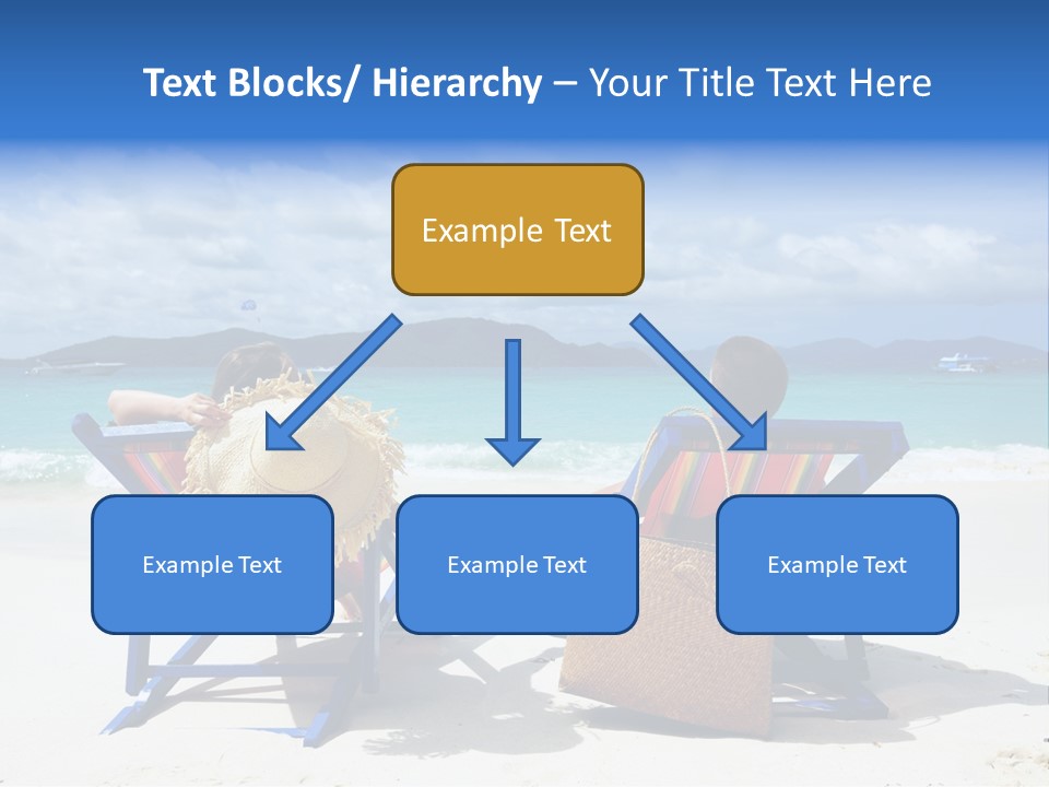 Woman Happy Sit PowerPoint Template