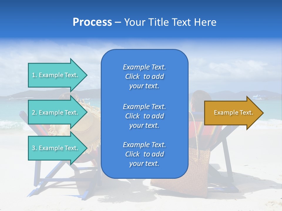 Woman Happy Sit PowerPoint Template