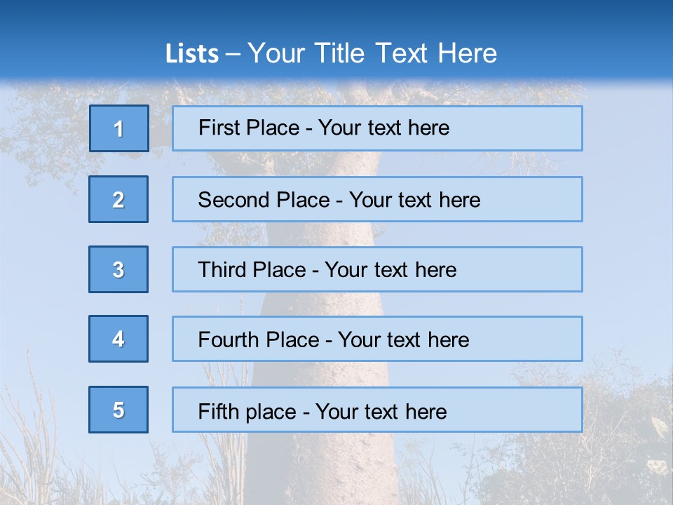 Wood Giant Anosy PowerPoint Template