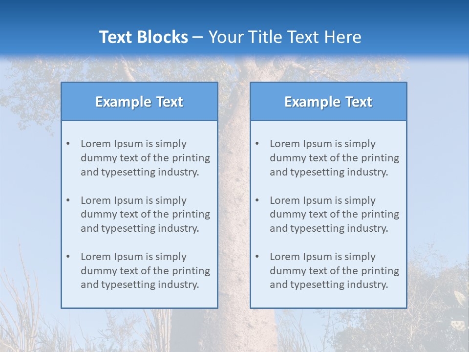 Wood Giant Anosy PowerPoint Template