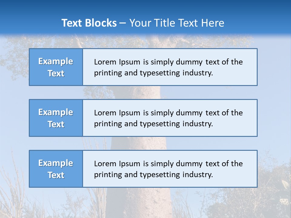 Wood Giant Anosy PowerPoint Template