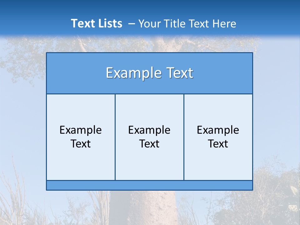Wood Giant Anosy PowerPoint Template