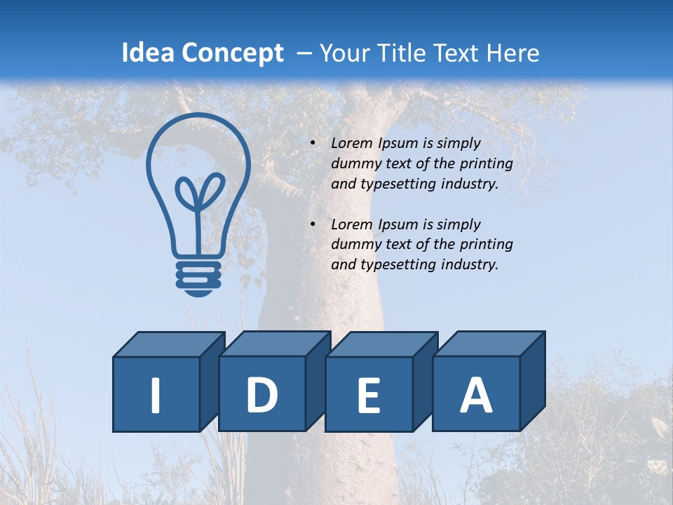 Wood Giant Anosy PowerPoint Template