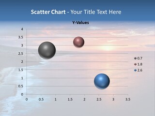 Sky Orange Ultramarine PowerPoint Template