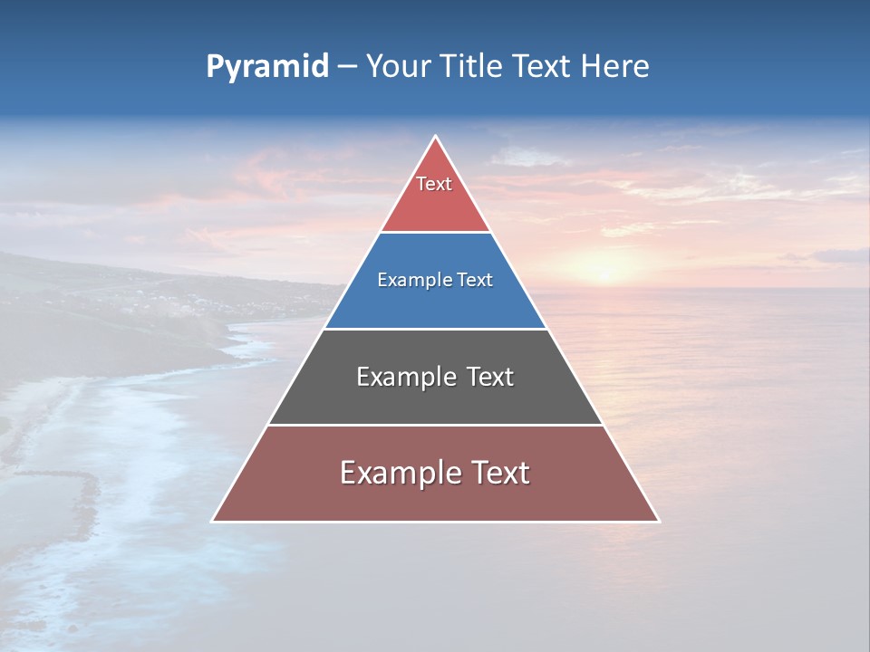 Sky Orange Ultramarine PowerPoint Template