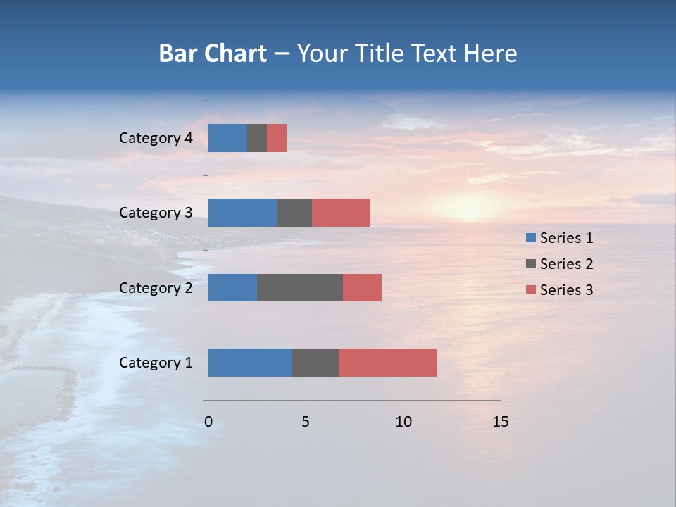 Sky Orange Ultramarine PowerPoint Template