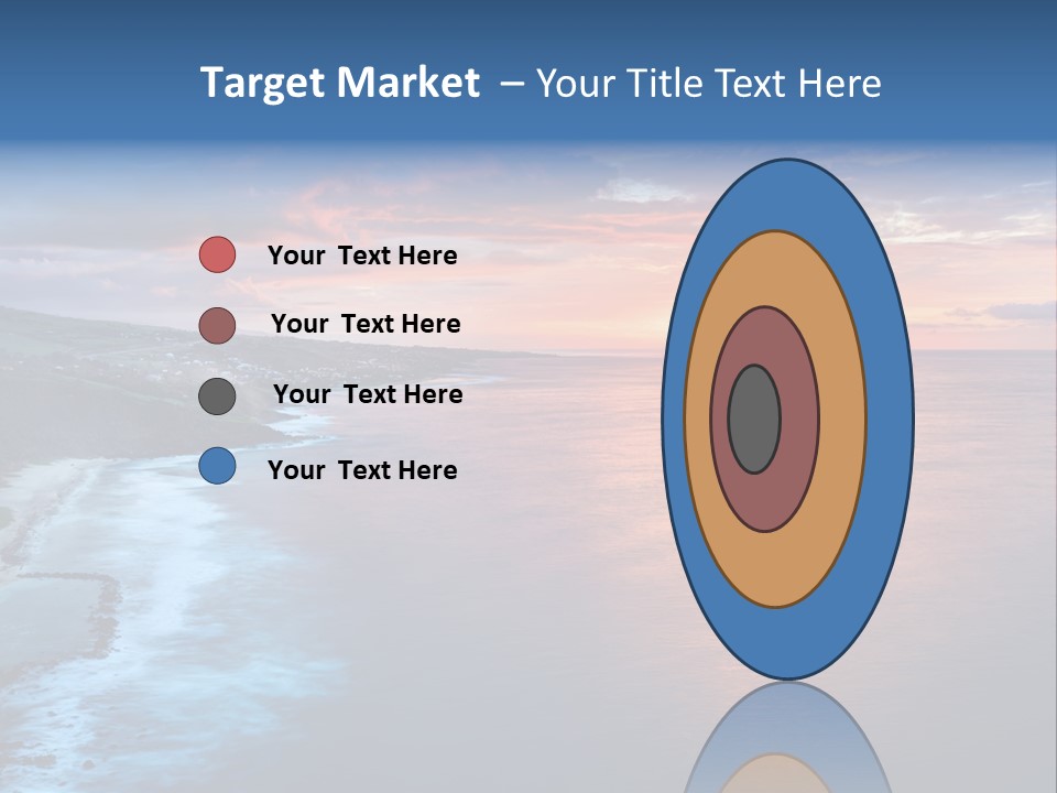 Sky Orange Ultramarine PowerPoint Template