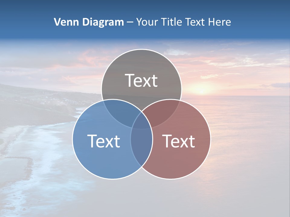 Sky Orange Ultramarine PowerPoint Template