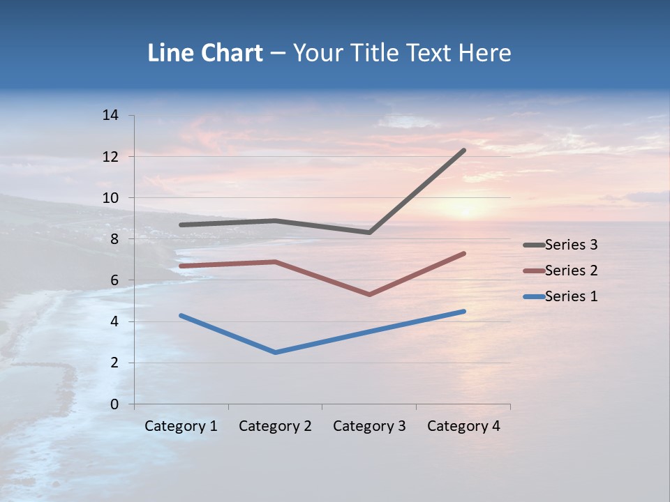 Sky Orange Ultramarine PowerPoint Template