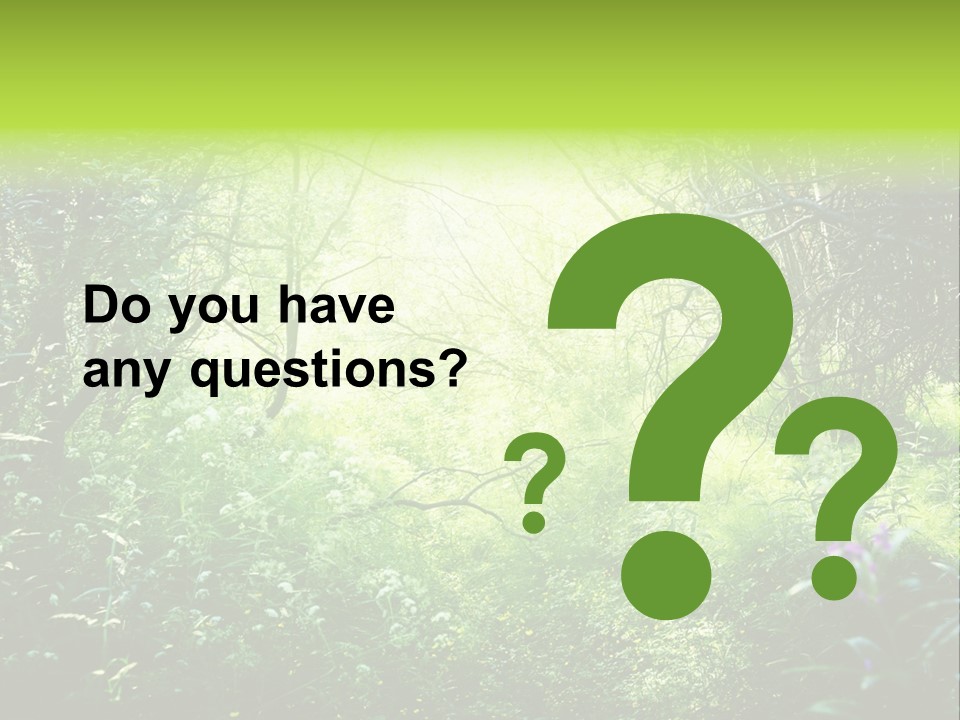 Shadow Tree Sunlight PowerPoint Template