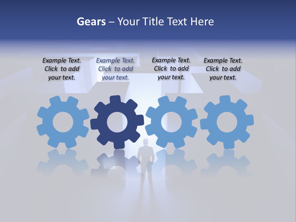 Conceptual Puzzle Background PowerPoint Template