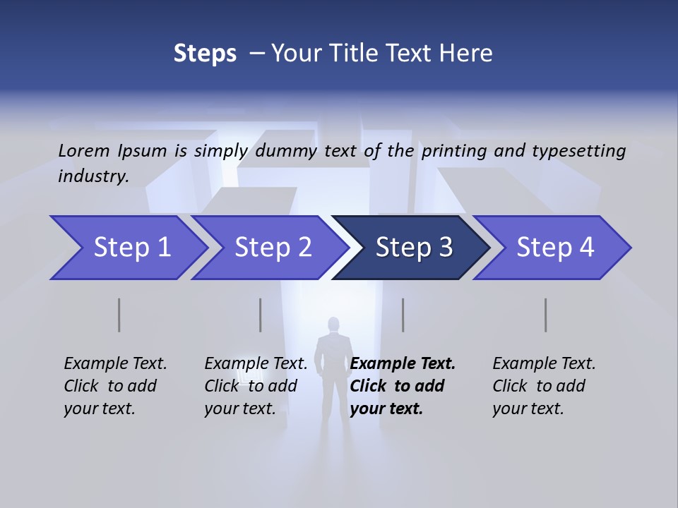 Conceptual Puzzle Background PowerPoint Template