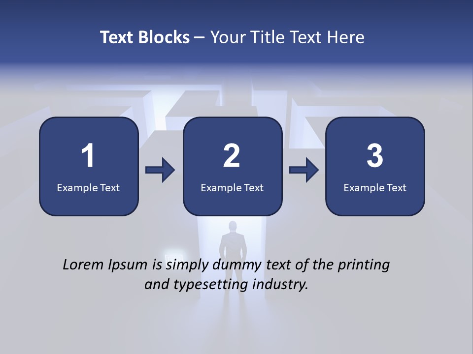 Conceptual Puzzle Background PowerPoint Template