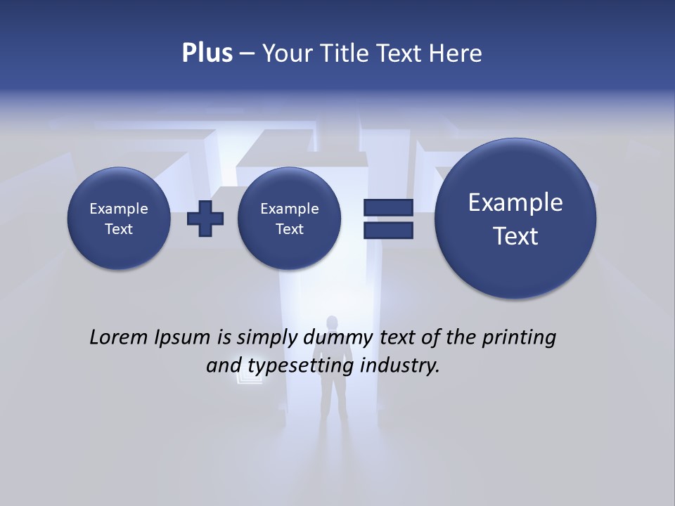 Conceptual Puzzle Background PowerPoint Template