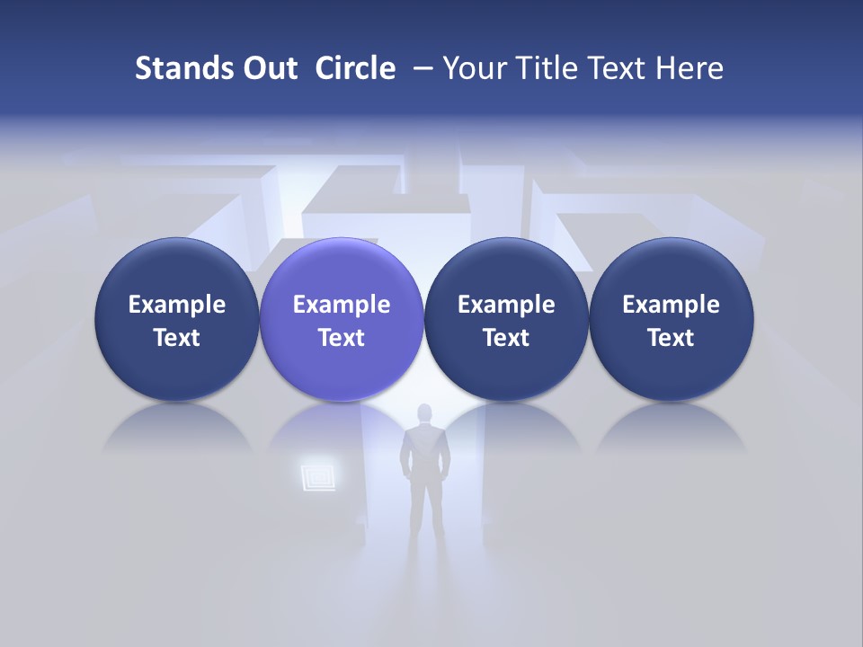 Conceptual Puzzle Background PowerPoint Template